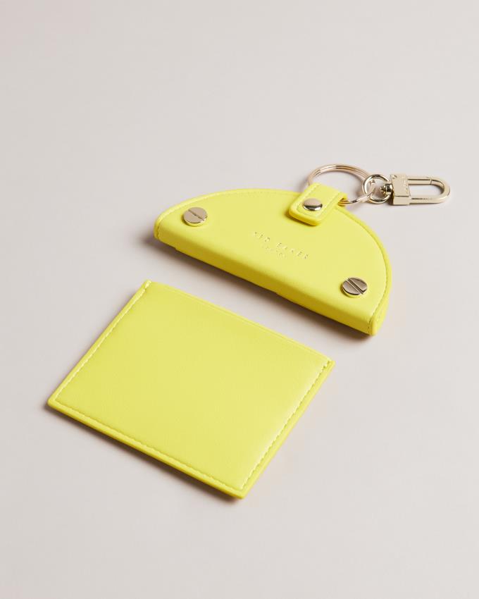 Porte-Carte Ted Baker Lemon Slice Keyring and Jaune Femme | VVC-84815322